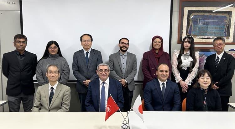 Ambassador of Tunisia Visits President NAGATA to Strengthen Ties