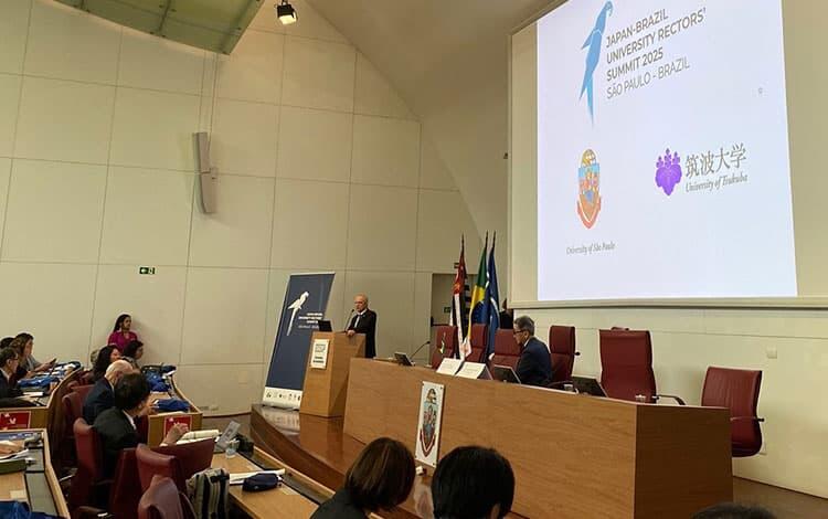 Introduction of participating Brazilian universities by Prof. Sergio Proença, USP Provost for International Cooperation