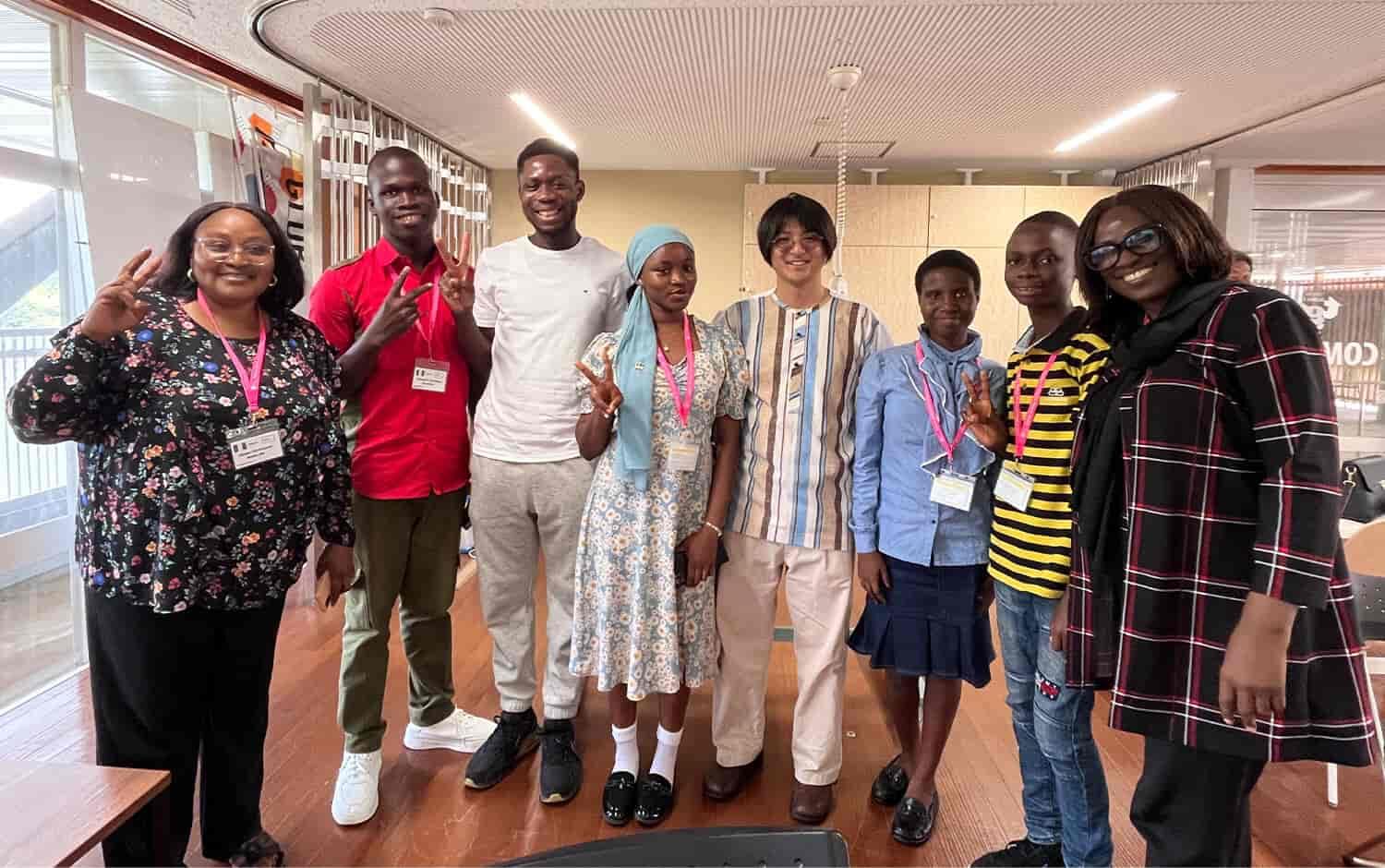 African Students Visit Campus through the Sakura Science Exchange Program