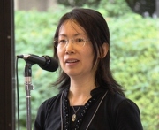 卒業生代表挨拶(金谷さん)