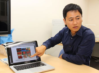 さまざまな変異体のなかから有用な系統を選び出す。