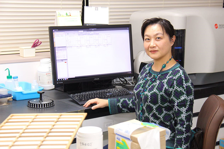 研究室での風景写真