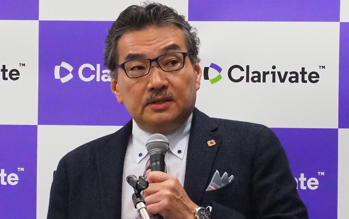 受賞した柳沢正史教授