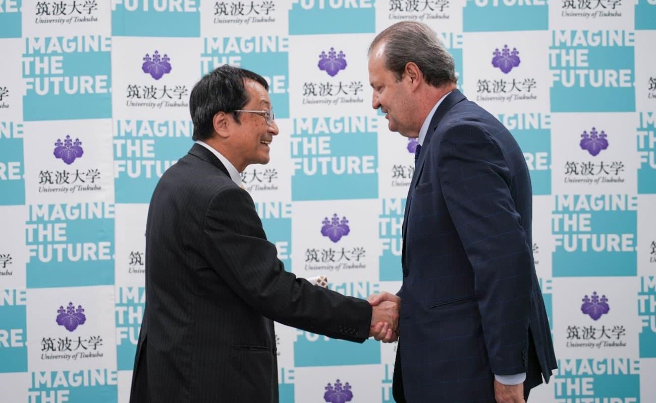 永田学長とAldo Nelson Bonaパラナ州務長官