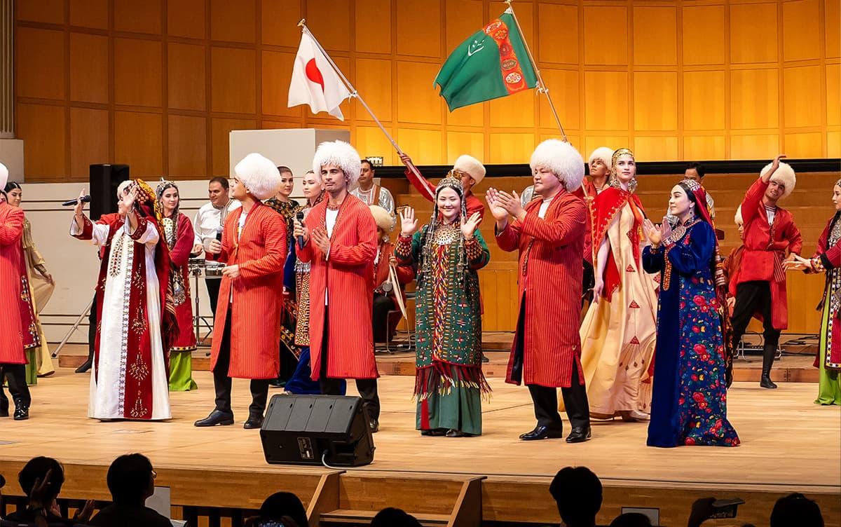 At the Turkmenistan Culture Day Concert 