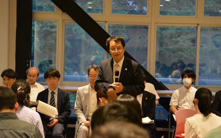 学長と全代会構成員との懇談会（茶話会）