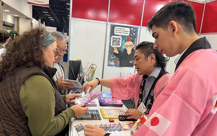 日本留学フェアブースの様子