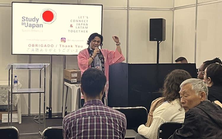 日本留学に関する説明会の様子